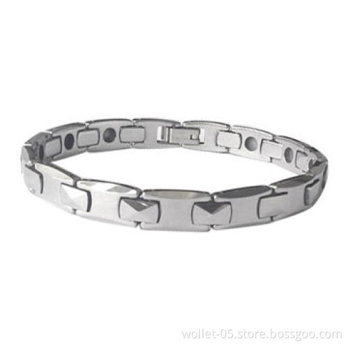 Jewelry Magnetic Tungsten/Healthcare Bracelet, Dimensions 7.5 to 8.5 Inches